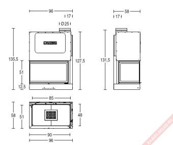 Чертеж для MA 283 SL DX
