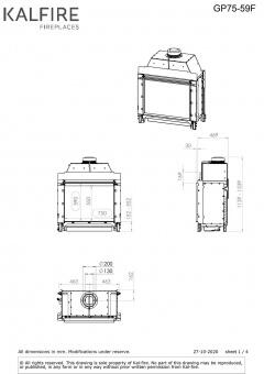 Чертеж для Kalfire GP75/59F