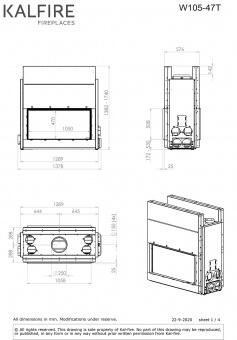 Чертеж для Kalfire W105/47T