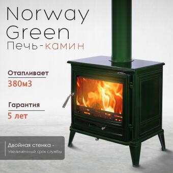 Чугунная печь Norway Green в Воронеже